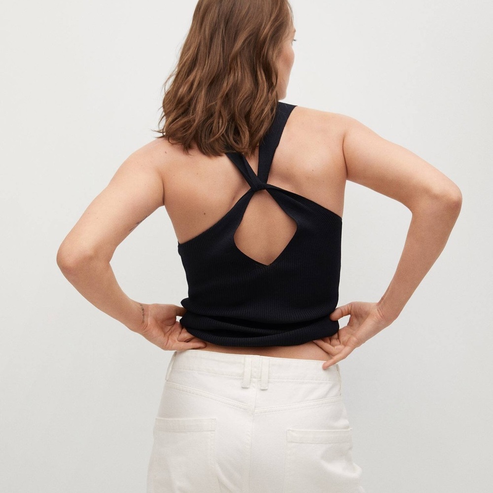 NWT Mango Cross Top